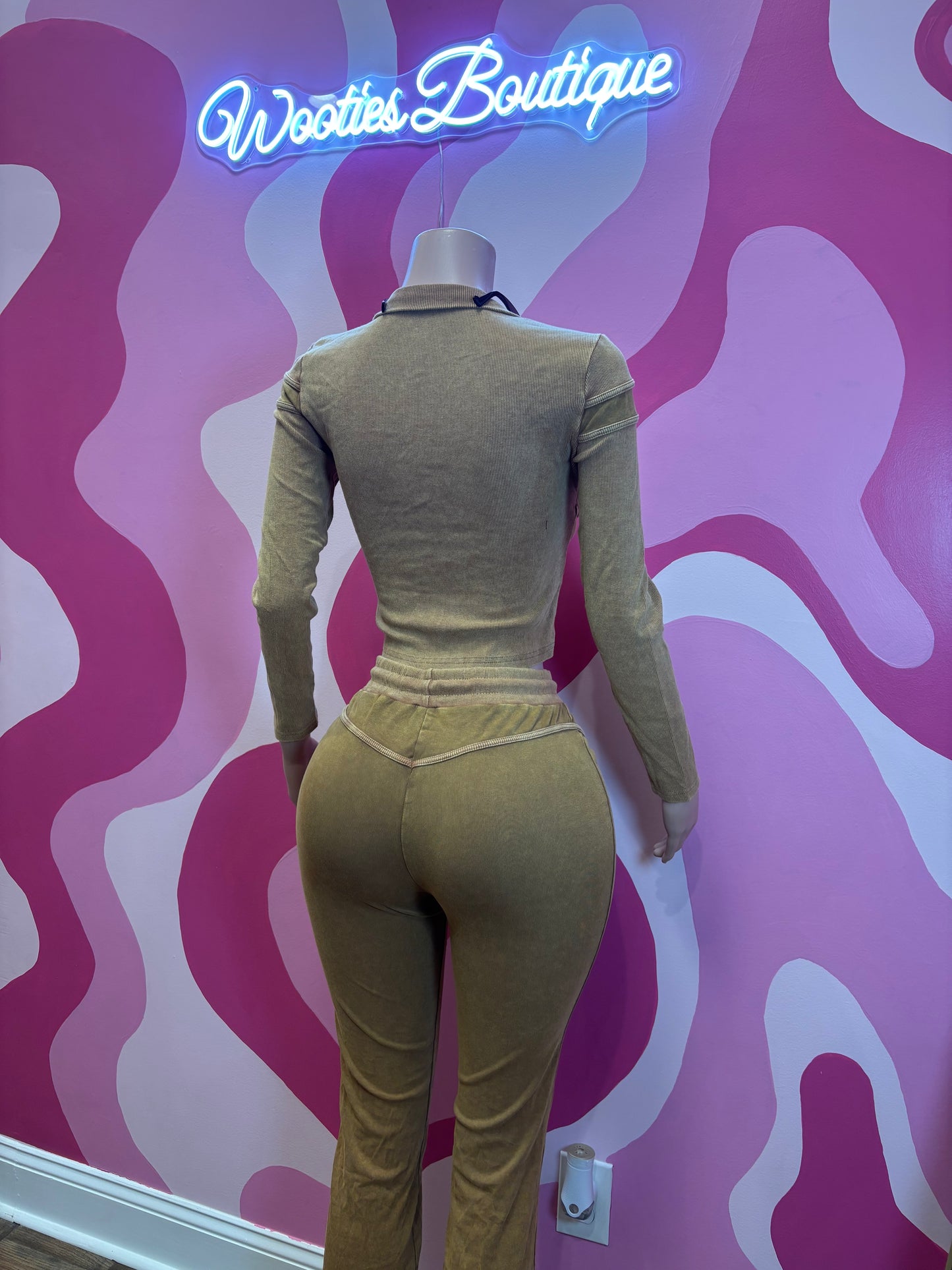 Bodycon Tan Set