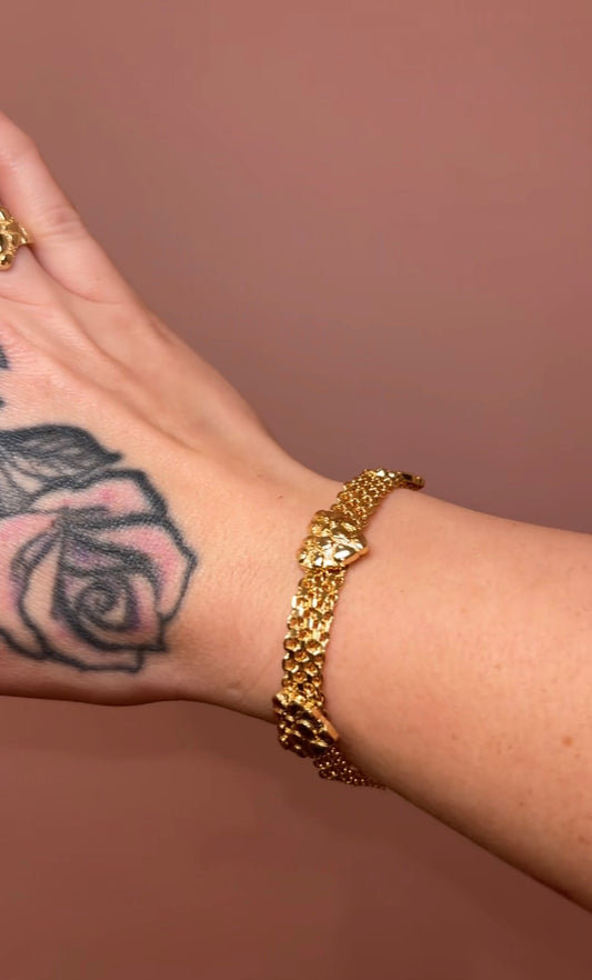 Heart Nugget Bracelet