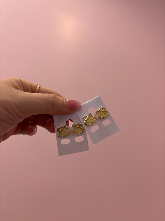 HelloKitty Head Earrings