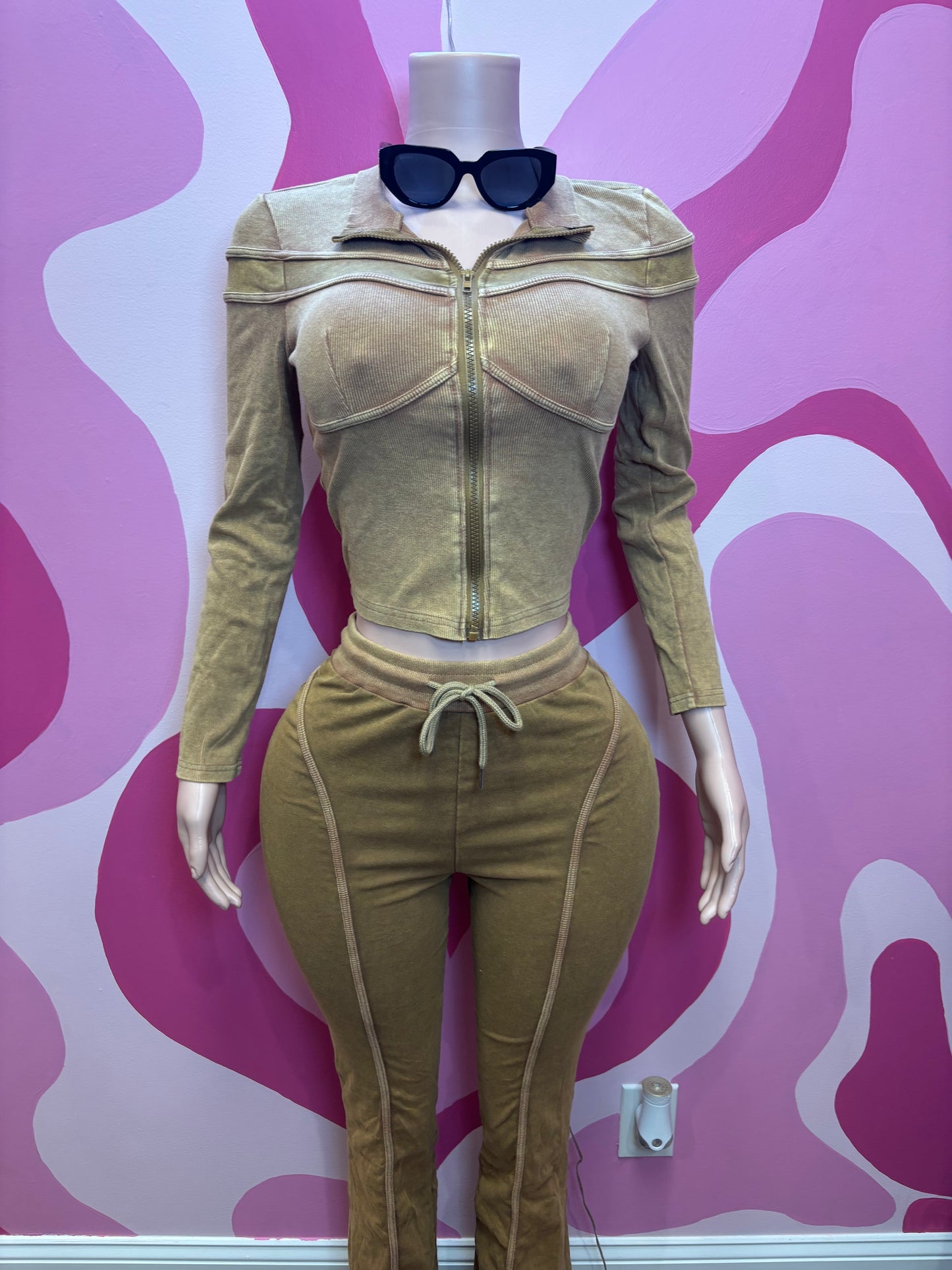 Bodycon Tan Set