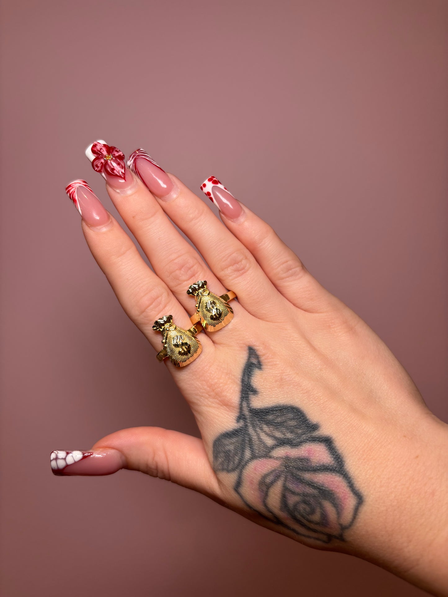 Money Bag Rings