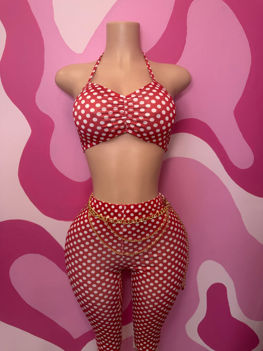 Red Polka Dot Set