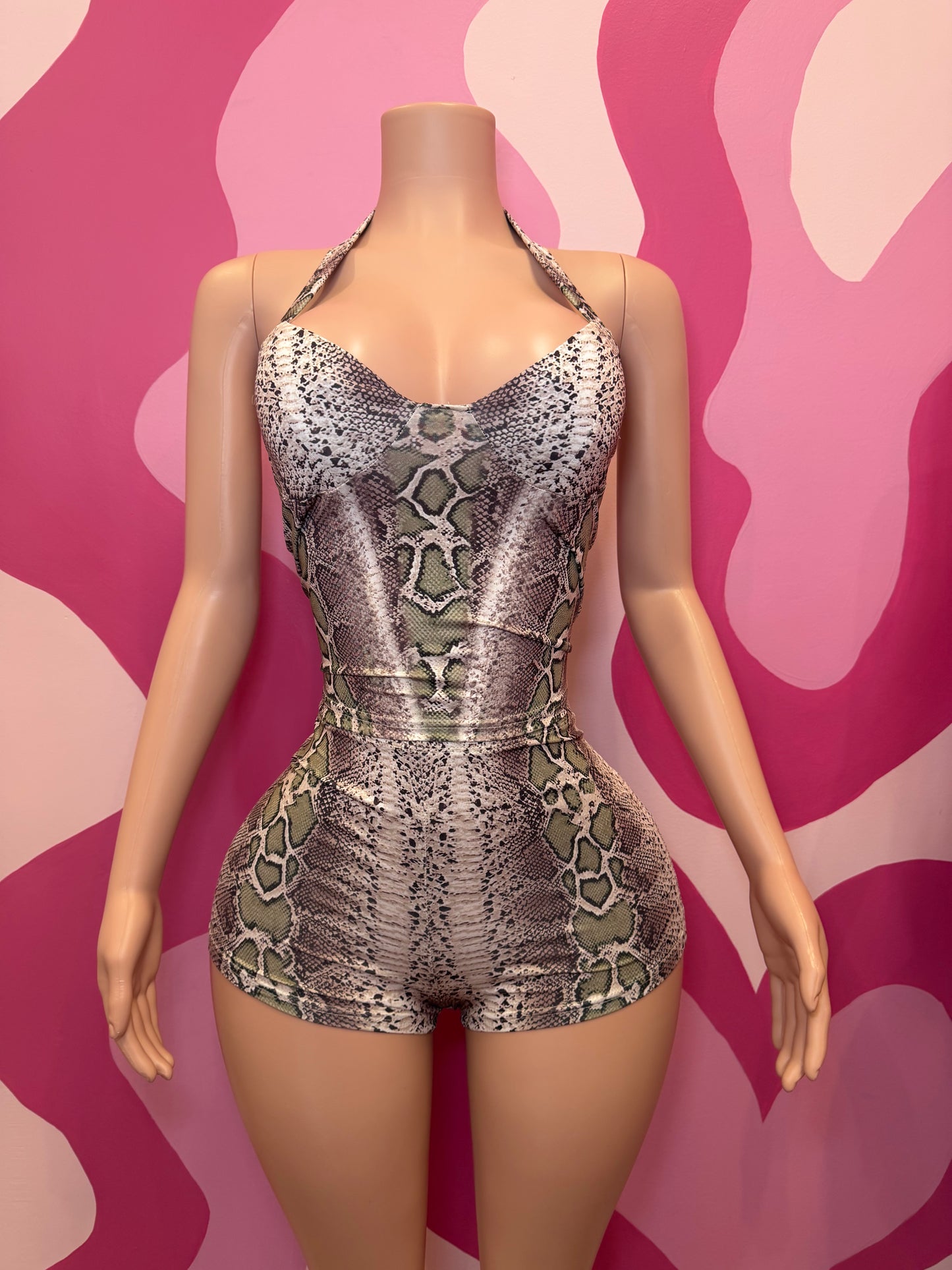 Grey leopard set