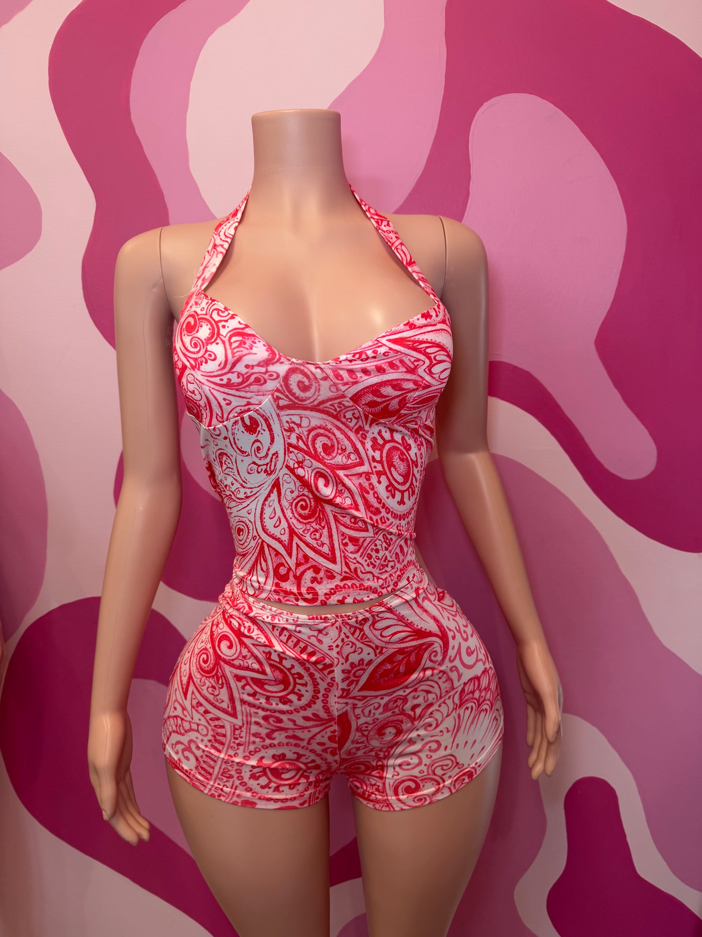 Red Two Piece